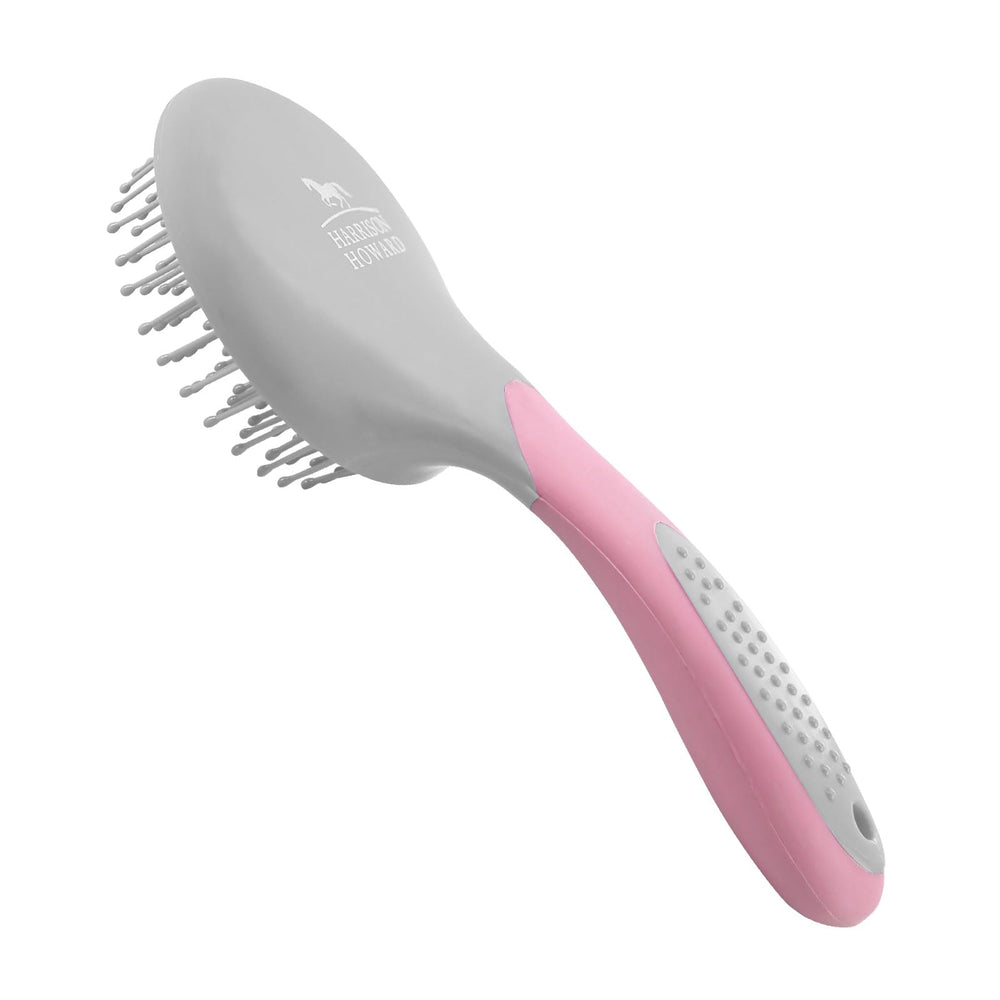 Cepillo Harrison Howard para crines y colas rosa, cepilla suavemente sin tirar del caballo