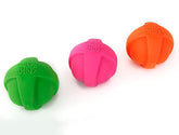 Pelota Hartz DuraPlay de látex con pitido verde neón para juegos al aire libre