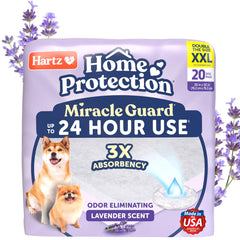 Hartz Miracle Guard pad desplegado, absorción 3x para perros.