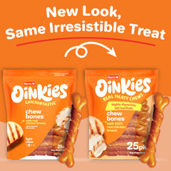 Hartz Oinkies rawhide-free dog treats support easy digestion and clean chewing