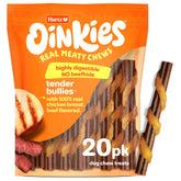 Hartz Oinkies Tender Bullies empaque con 20 unidades para perros