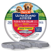 Collar Hartz ProMax para perros en gris, protección prolongada.