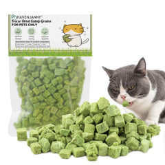 HavenJanny hierba-gatos-snack-01: snack de hierba fresca para masticar y placer bucal