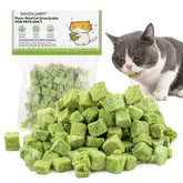 HavenJanny palitos de hierba para gato de 60 g, snack crujiente para dentición.