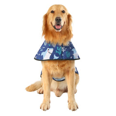Capa HDE para perros con capucha ajustable para un ajuste cómodo y seguro