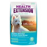 Health Extension croquetas para perros mini con búfalo y pescado blanco, proteína magra.