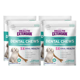 Health Extension: huesos dentales para perros, aliento fresco y limpieza suave.