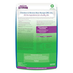 Health Extension Little Bites servido en tazón, porción ideal para perros pequeños