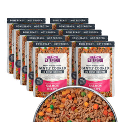 Health Extension salmon-fresco-para-perro, listo para servir en casa.