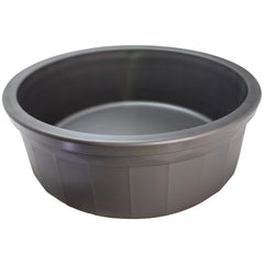 Healthy Surplus Pet Crock Bowl duradera gris, uso diario para comida o agua.