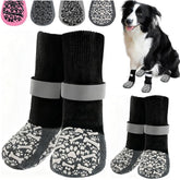 HeavenEye calcetines para perro, frontal, agarre antideslizante en pisos.