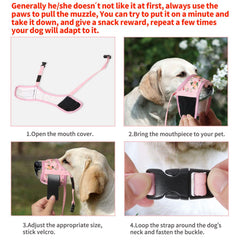 HEELE Muzzle fermeture auto-agrippante sécurisée pour montage rapide
