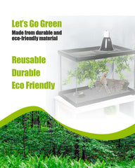 Helidrago material-durable-liner: opción reutilizable y ecológica para terrarios.