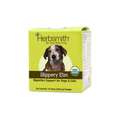 Herbsmith Slippery Elm polvo para perros y gatos, apoya la digestión suave.