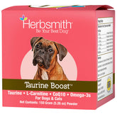 Herbsmith Taurine Boost en botella, apoyo cardíaco para mascotas.