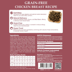 Herz comida para perros con proteína única de pechuga de pollo para digestión simple.
