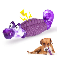 HGB Juguete mordedor indestructible cocodrilo para perros grandes mantiene al perro ocupado