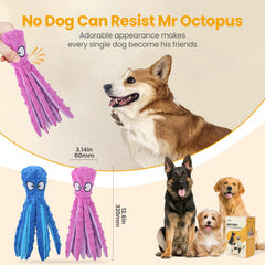 Pulpo interactivo HGB con crujido para juego dinámico.