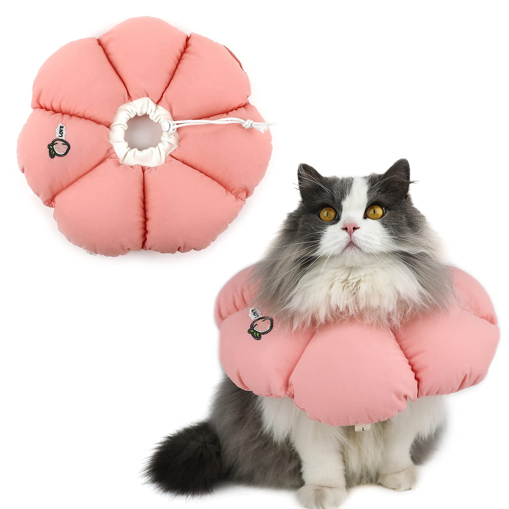 HiDREAM collar cono para gatos con ajuste elástico facilita el uso diario