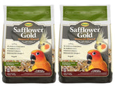 Higgins Safflower Gold, dos bolsas de tres libras, aves pequeñas en dieta diaria