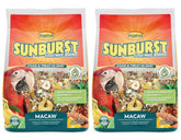 Higgins Sunburst Gourmet para guacamayos en empaque doble, ideal para la dieta diaria
