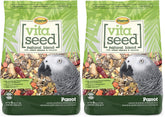 Higgins Vita Seed Natural Blend para loros, bolsa-5-libras, nutrición integral para aves.