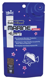 Hikari 042220 pellets carnivoros mediano marinos para nutrición equilibrada.