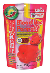 Alimento Hikari Loro Rojo Sangriento, mini granulados para color más intenso.