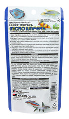 Hikari Micro Wafers: ingredientes con spirulina y astaxantina para colores vivos.
