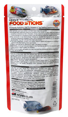 Hikari Palitos Tropicales 250 g, textura dura que facilita la ingesta diaria.