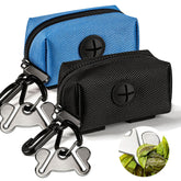 Hilihali distributeur sacs déjections chien bleu, pratique et maniable pour balades.