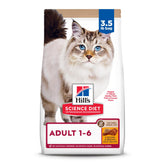 Hill's Science Diet adulto sin maíz, trigo ni soja, croquetas de pollo en bolsa de 3,5 libras