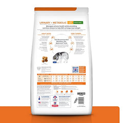 Hill's Prescription Diet c/d Multicare Metabolic croquetas de pollo para control de peso y salud urinaria.