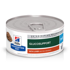 Hill's Prescription Diet m/d GlucoSupport, lata de hígado, apoyo para control de glucosa.