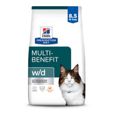 Hill's Prescription Diet w/d, bolsa de 8.5 lb, apoyo múltiple para gatos