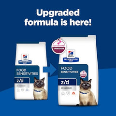 Hill's z/d croquetas-textura, crocantes para gatos sensibles
