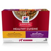 Hill's Science Diet Adulto 1-6, lata pollo y verduras, sabor suave para perros adultos