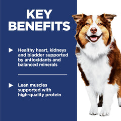 Hill's Science Diet Adult 7+ aporta energía diaria para perros activos.