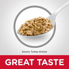 Hill's Science Diet Adulto Gato Pavo Picado Finamente: textura suave para la digestión