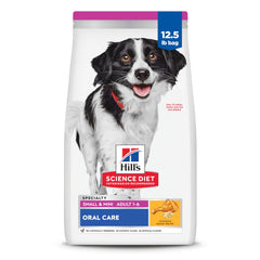 Hill's Science Diet: bolsa 12,5 lb para perro, enfoque en cuidado dental.