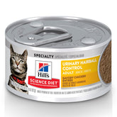 Hill's Science Diet para gatos adultos: control urinario y reducción de bolas de pelo en lata