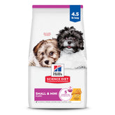 Hill's Science Diet cachorros pequeños, bolsa de 4-5 lb para crecimiento saludable.