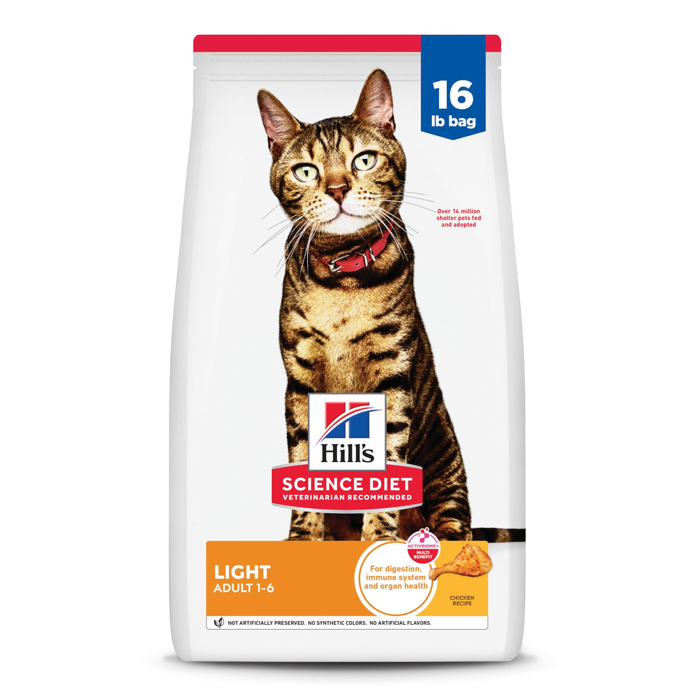 Hill's Science Diet Gato Adulto 1-6, bolsa 16 lb, apoyo posible para peso equilibrado.