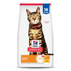 Hill's Science Diet Gato Adulto 1-6, bolsa 16 lb, apoyo posible para peso equilibrado.
