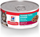 Hill's Science Diet gato adulto, atún en trozos, lata; apoyo a la proteína muscular.