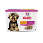 Hill's Science Diet lta de 5-8oz de carne y cebada para perros pequeños