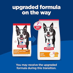 Hill's Science Diet Light croquetas pequeñas cebada, sabor agradable para perros activos con peso controlado.