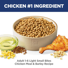 Hill's Science Diet Light con cebada, ingredientes para una dieta equilibrada.