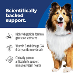 Omega-3 y Omega-6 para pelaje brillante con Hill's Science Diet