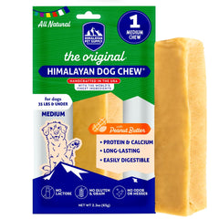 Himalayan Dog Chew Original con queso de yak, snack sabroso para perros